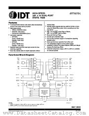 IDT7027L35PF datasheet pdf IDT