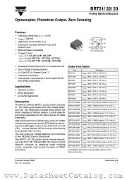 BRT22-H-X007 datasheet pdf Vishay
