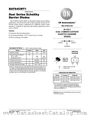 BAT54CLT1 datasheet pdf ON Semiconductor