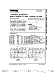 MM74HCT240SJX datasheet pdf Fairchild Semiconductor