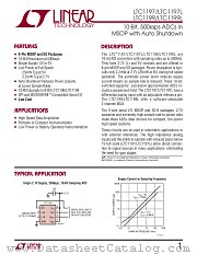 LTC1199 datasheet pdf Linear Technology