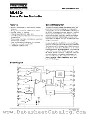 ML4821CP datasheet pdf Fairchild Semiconductor