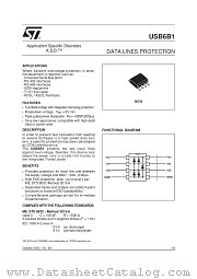 USB6B1RL datasheet pdf ST Microelectronics