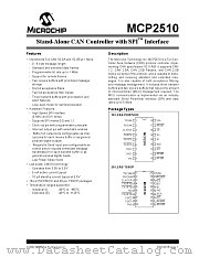 MCP2510T-E/SO datasheet pdf Microchip