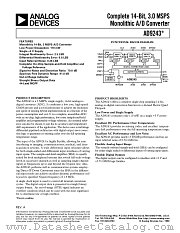 AD9243-EB datasheet pdf Analog Devices