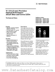HLMP-CB31 datasheet pdf Agilent (Hewlett-Packard)