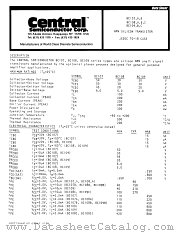 BC109C datasheet pdf Central Semiconductor