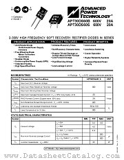 APT30DS60S datasheet pdf Advanced Power Technology