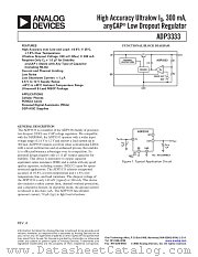 ADP3333ARM-1.5-RL7 datasheet pdf Analog Devices