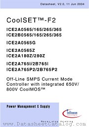 ICE 2A0565 datasheet pdf Infineon