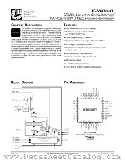ICS8430I-71 datasheet pdf Texas Instruments