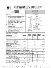 MURF1620CT datasheet pdf Taiwan Semiconductor