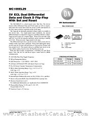 MC100EL29DWR2 datasheet pdf ON Semiconductor