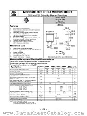MBRS20100CT datasheet pdf Taiwan Semiconductor