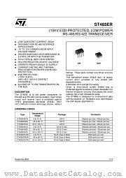 ST485ERXDR datasheet pdf ST Microelectronics