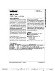 MM74HC4046MX_NL datasheet pdf Fairchild Semiconductor