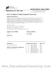 5962-8995001MEA(54ACT112DMQB) datasheet pdf National Semiconductor