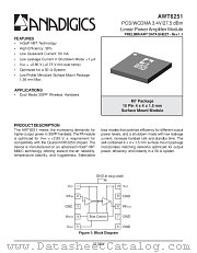 AWT6251 datasheet pdf Anadigics Inc