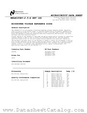 LM185BYH-2.5 datasheet pdf National Semiconductor