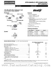 RFD12N06RLESM datasheet pdf Fairchild Semiconductor