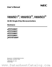 UPD703089YGJ-XXX-UEN datasheet pdf NEC