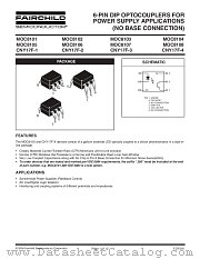 CNY17F3 datasheet pdf Fairchild Semiconductor