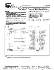 CY28323PVC datasheet pdf Cypress