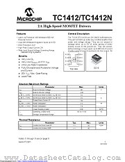 TC1412EUA713 datasheet pdf Microchip
