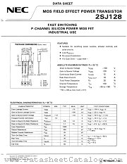 2SJ128 datasheet pdf NEC