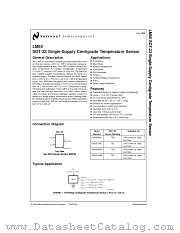LM50BIM3X datasheet pdf National Semiconductor