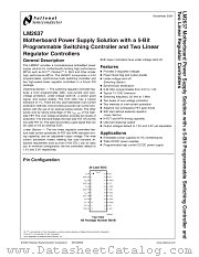 LM2637M datasheet pdf National Semiconductor
