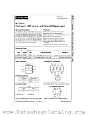 NC7NZ14K8X_NL datasheet pdf Fairchild Semiconductor