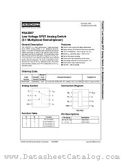 FSA3357 datasheet pdf Fairchild Semiconductor