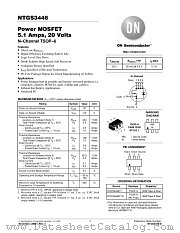 NTGS3446T1 datasheet pdf ON Semiconductor