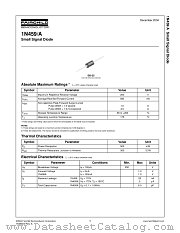 1N459 datasheet pdf Fairchild Semiconductor