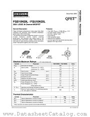 FQU10N20LTU datasheet pdf Fairchild Semiconductor