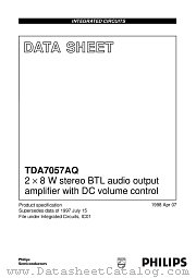 TDA7057AQ/N2 datasheet pdf Philips