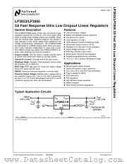 LP3853ESX-3.3 datasheet pdf National Semiconductor