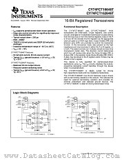 CY74FCT16646TPVC datasheet pdf Texas Instruments