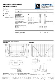 MQF21.4-1200/30 datasheet pdf Vectron