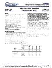 GS8161Z18B datasheet pdf GSI Technology