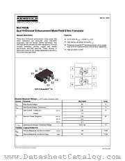NDC7002N_NL datasheet pdf Fairchild Semiconductor