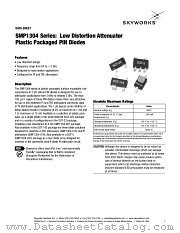 SMP1304 datasheet pdf Skyworks Solutions