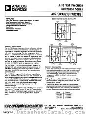 AD2702SD/883B datasheet pdf Analog Devices