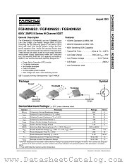 FGB40N6S2T datasheet pdf Fairchild Semiconductor