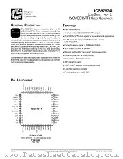 ICS87974I datasheet pdf Texas Instruments