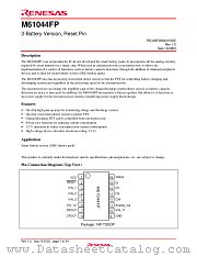 M61044FP datasheet pdf Renesas