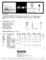 2N4058 datasheet pdf Central Semiconductor