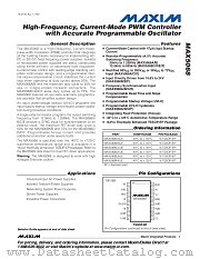 MAX5068 datasheet pdf MAXIM - Dallas Semiconductor