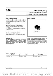 VN330SP(8932)TR datasheet pdf ST Microelectronics